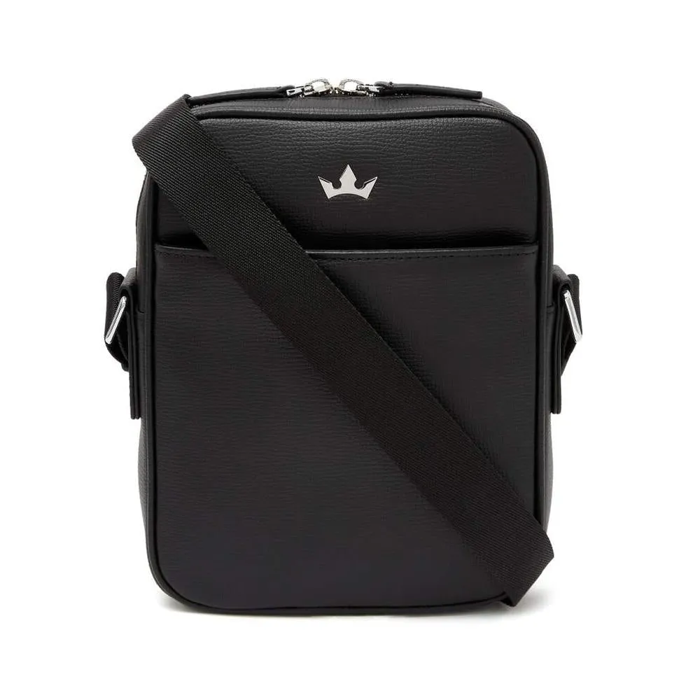 Award Medium Messenger Bag - Italian Leather Black stylish bucket bags