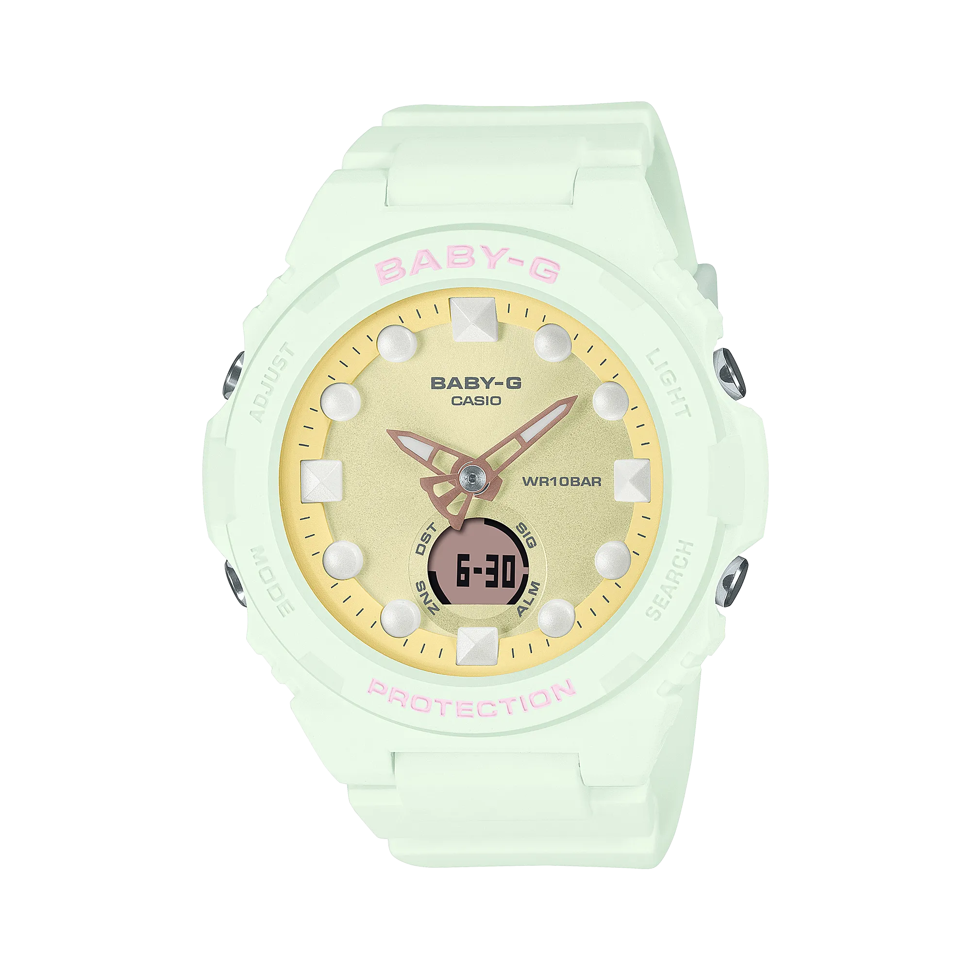 BABY-G DUO Holographic Green Resin Band Watch BGA320FH-3A 