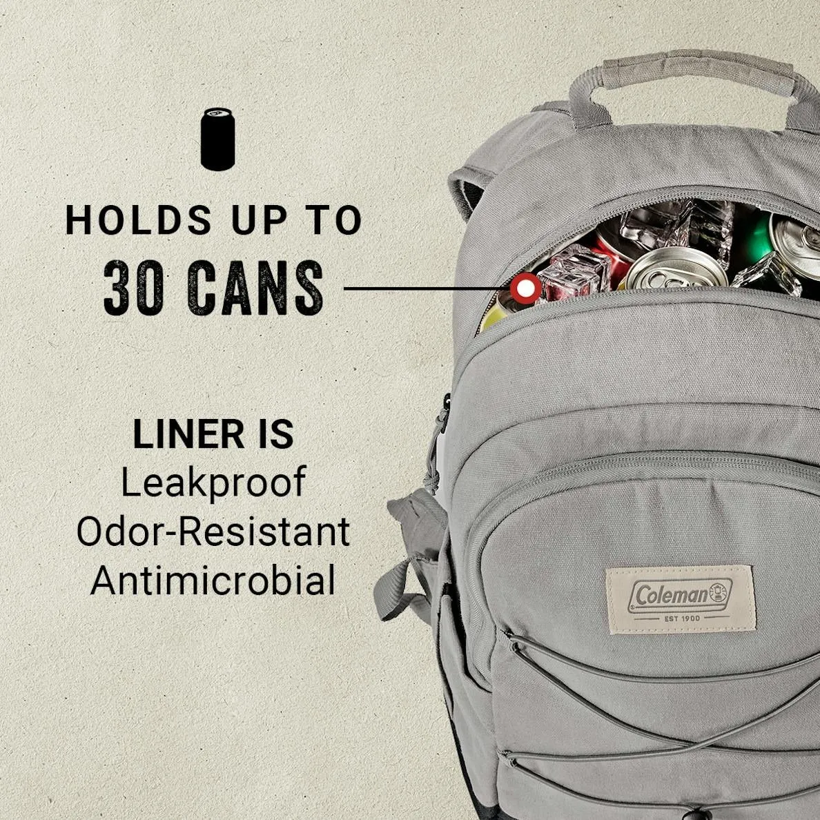 Backroads 30-Can Soft Cooler Backpack