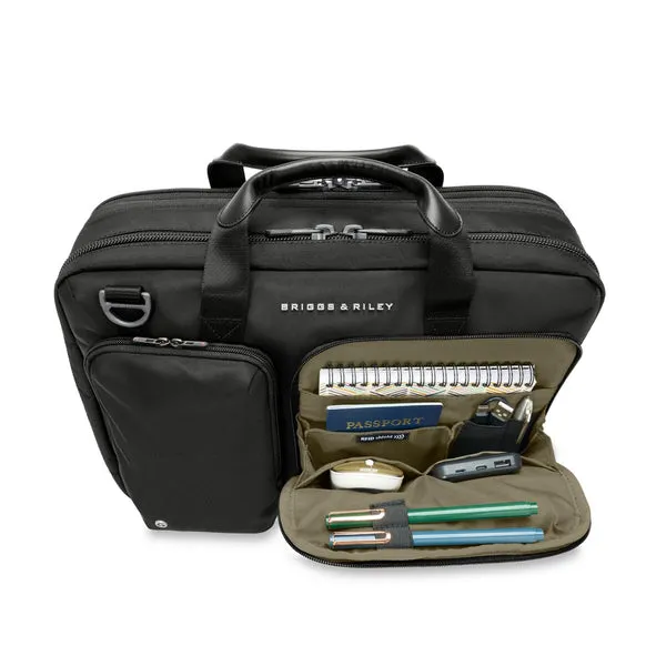 Sac Briggs Riley BRIEF MOYEN EXTENSIBLE // Noir
