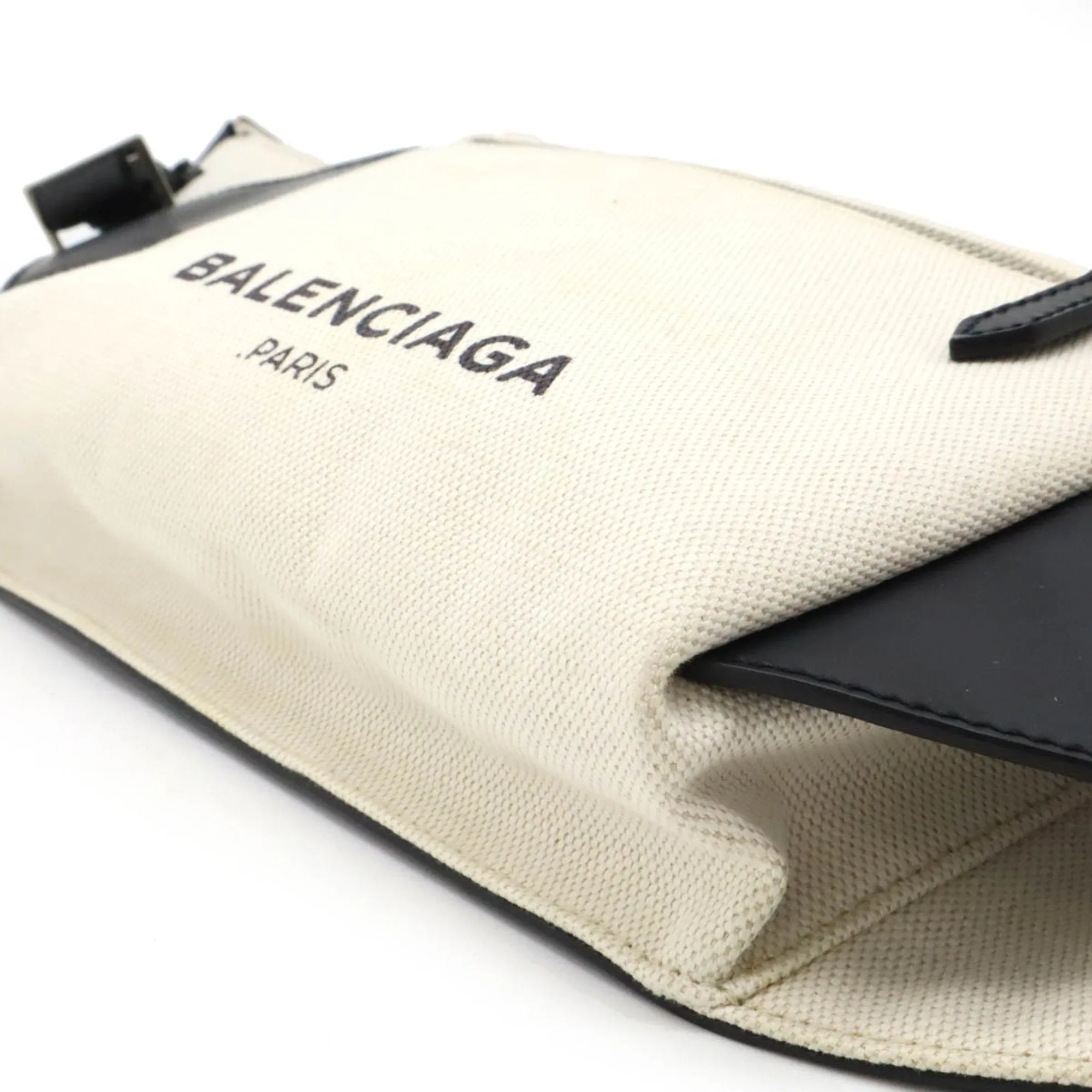 Balenciaga Canvas Leather Sling Bag (Pre-Owned)