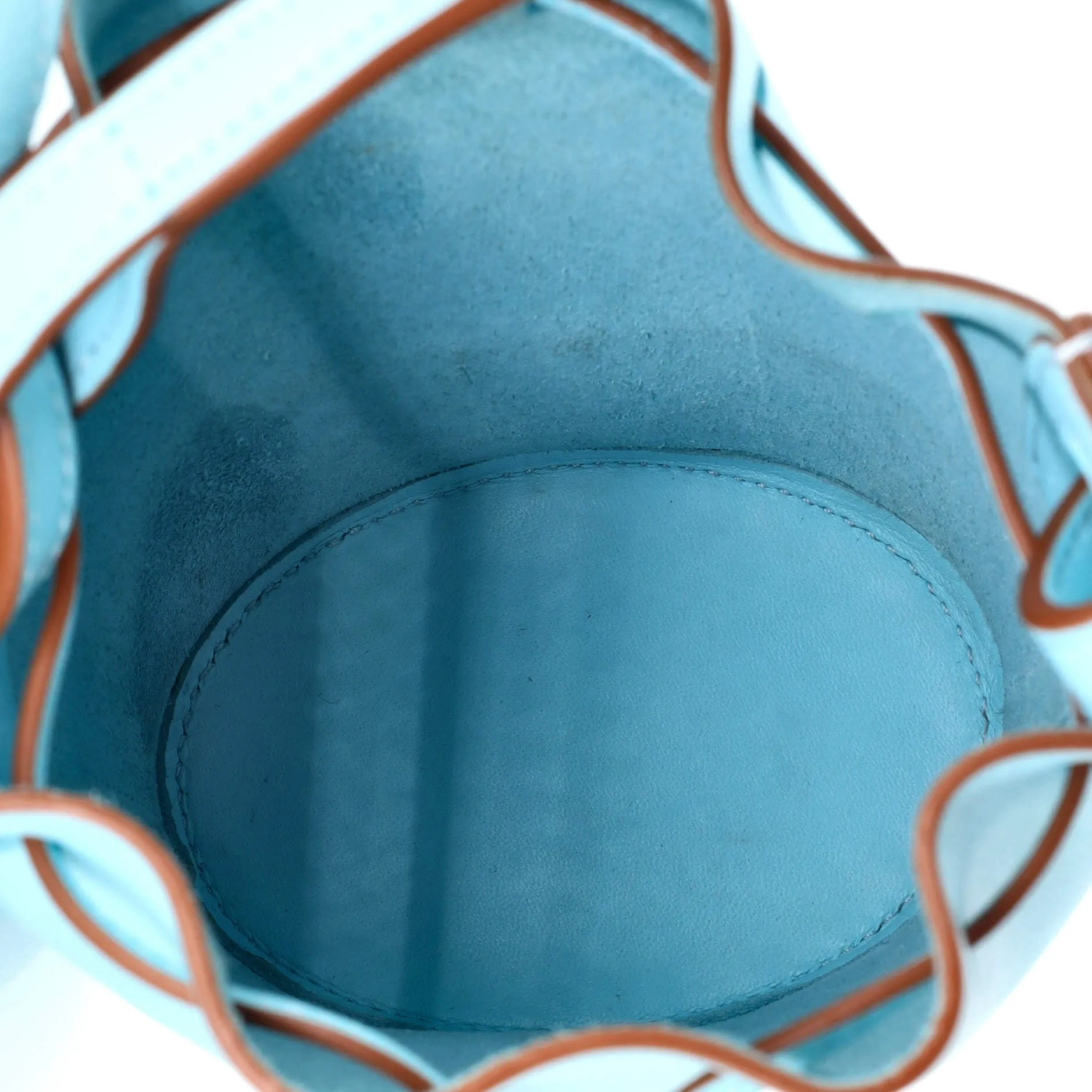Balloon Bucket Bag Leather Nano