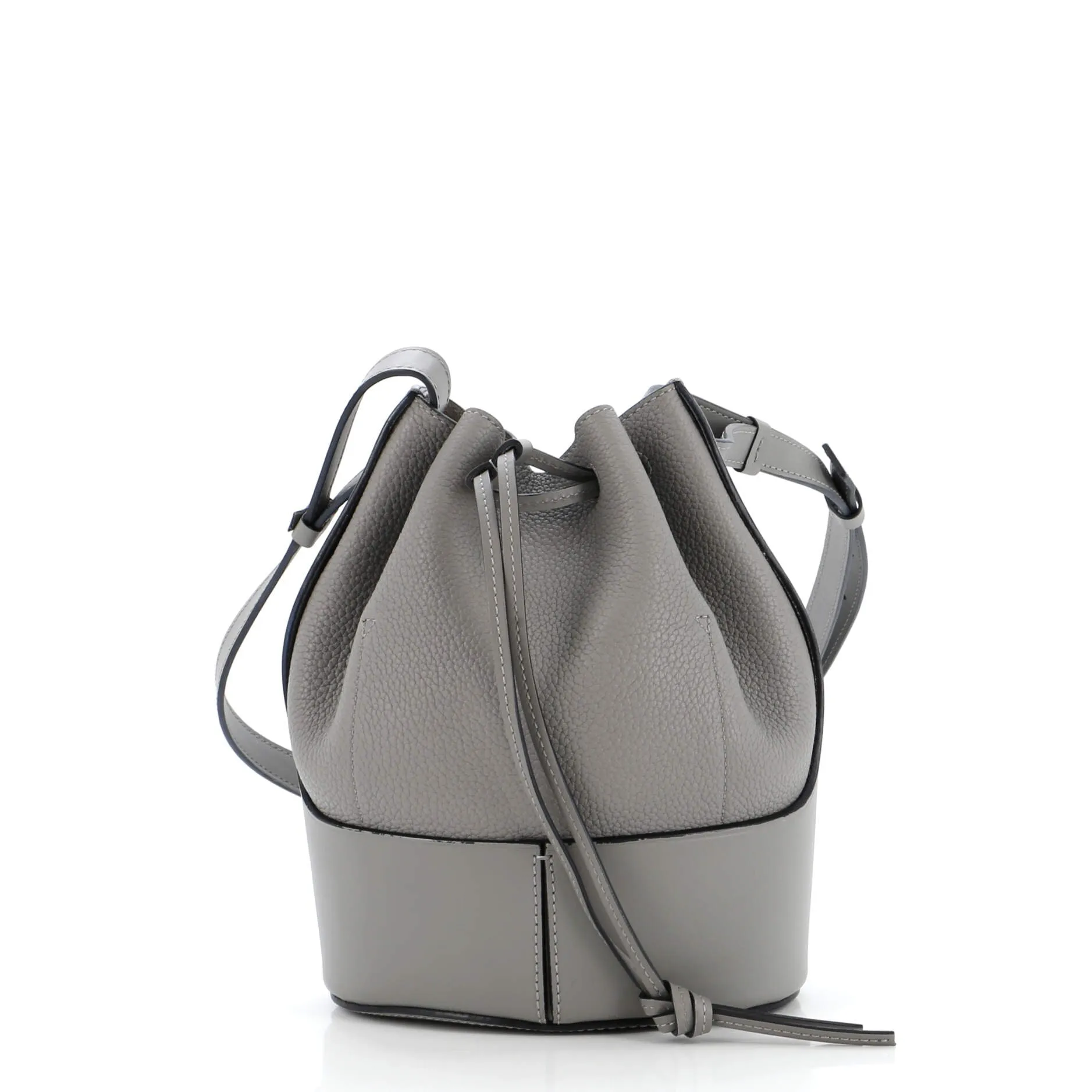 Balloon Bucket Bag Leather Small