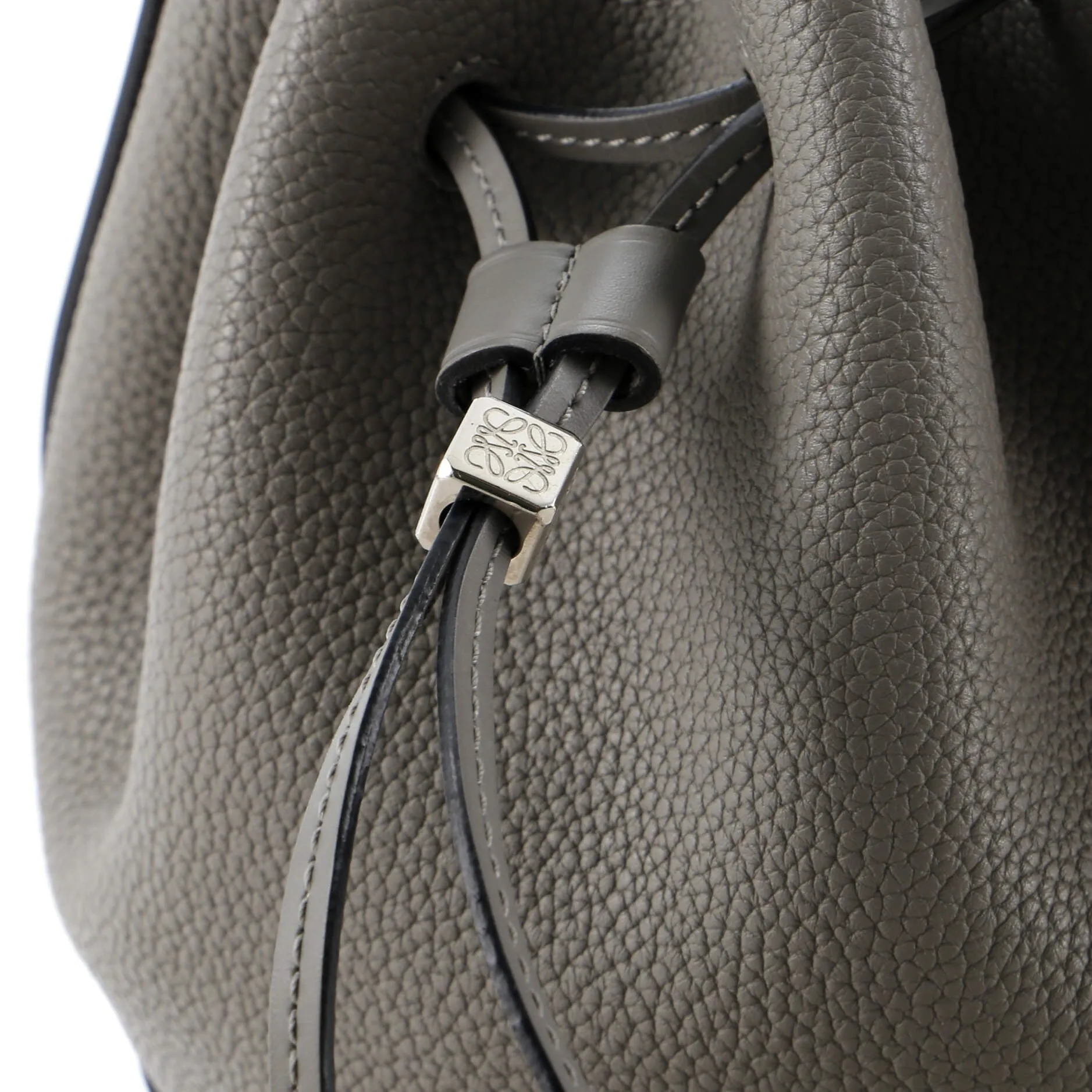 Balloon Bucket Bag Leather Small