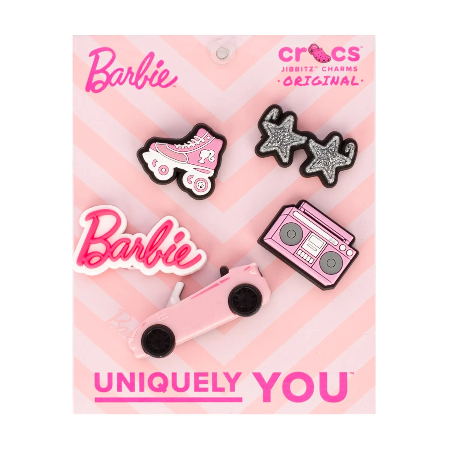 Pack de 5 Jibbitz Barbie pour Crocs