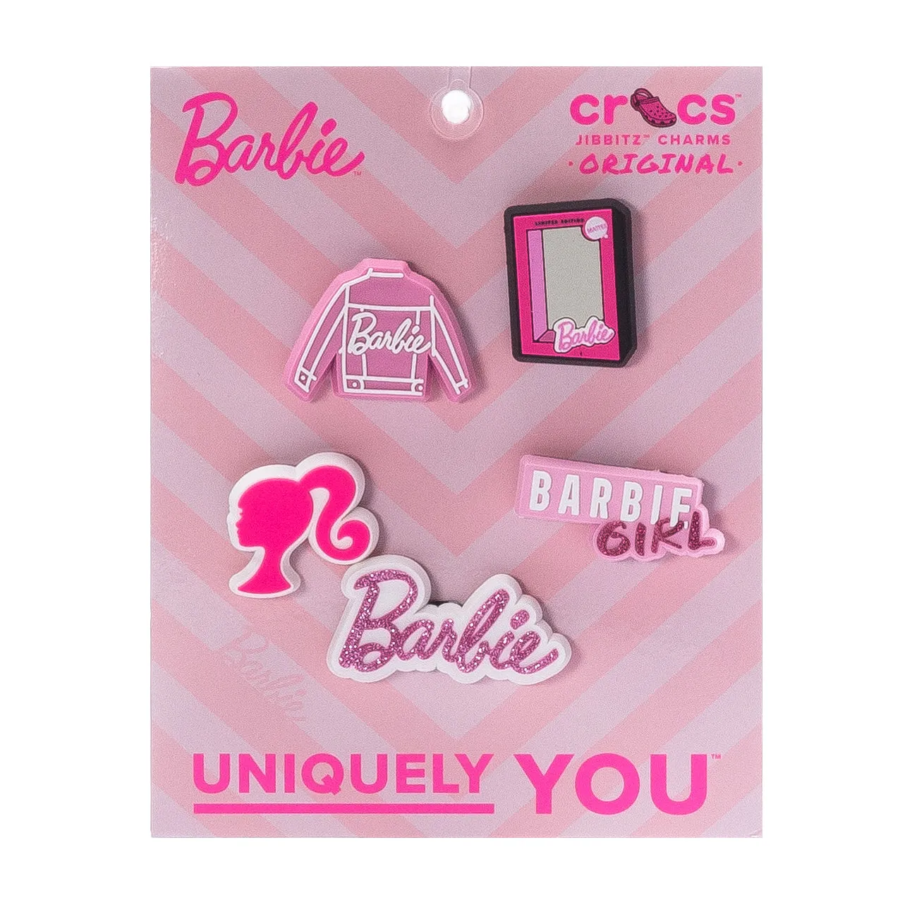 Pack de 5 Jibbitz Barbie pour Crocs