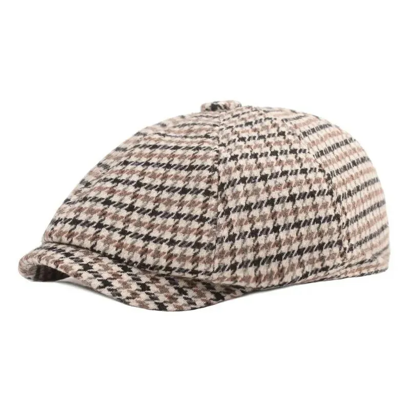 Barkley Houndstooth Newsboy Cap