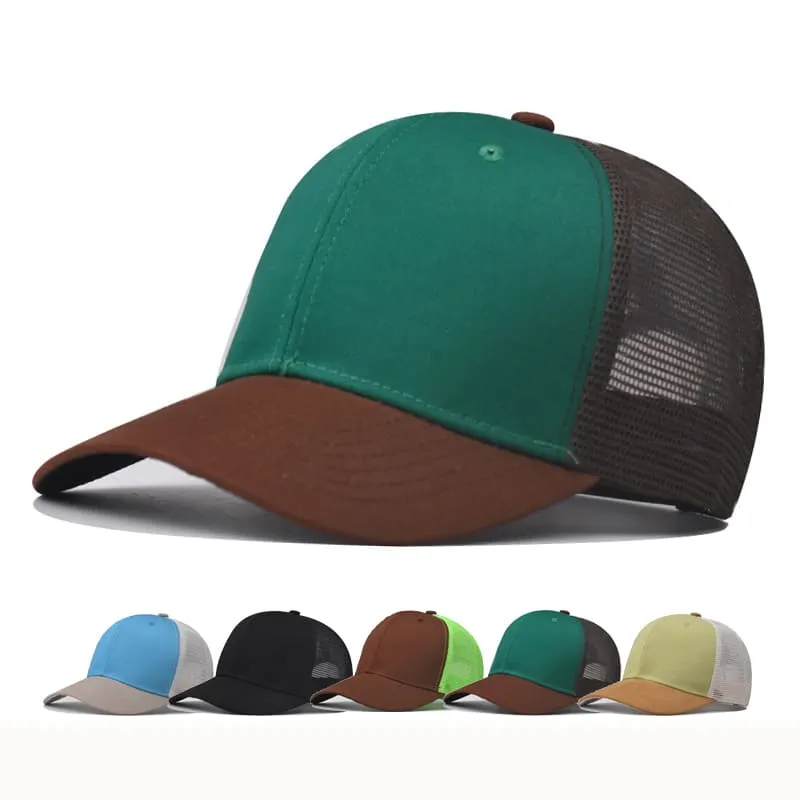 Barstow Classic Trucker Cap stylish boater hat with ribbon on model