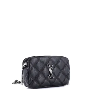 Becky Double Zip Crossbody Bag Quilted Leather Mini anti-theft crossbody bags sale