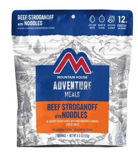 Beef Stroganoff with Noodles portable camping kitchen set discount camping cookware kit sale olding camp kitchen box clearance