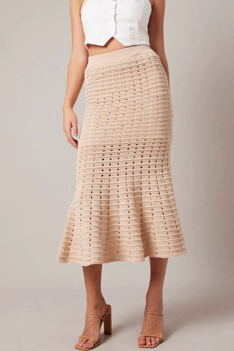 Beige Knit Skirt Crochet,skirt,denim skirt,mini skirt,maxi skirt,jean skirt,skort,tennis skirt,pleated skirt,pencil skirt,bubble skirt,plisse skirt,fitted skirt,midi skirt,short skirt,short mini skirt,leather skirt,a line skirt