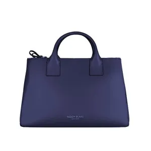 Bella Vitello 12" - Navy&Red handle bags on sale