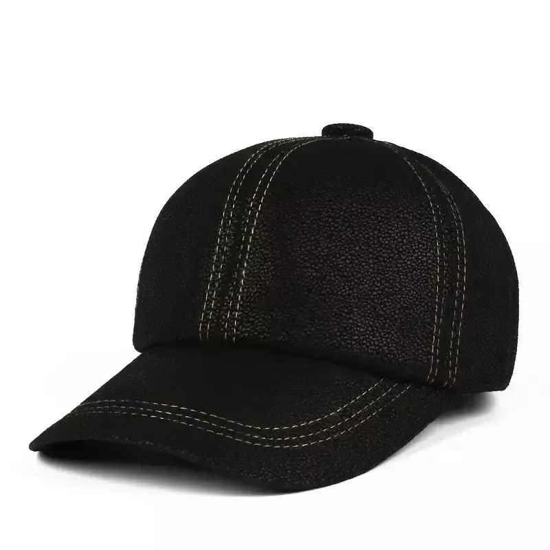 Bellingham Vintage Genuine Leather Baseball Cap