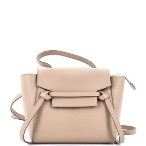 Belt Bag Textured Leather Nano belt bags on sale