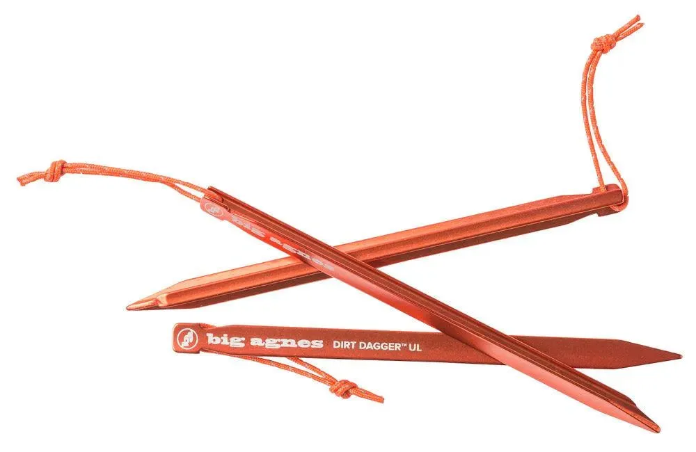 Big Agnes | Dirt Daggera??? UL Tent Stakes: Pack of 6
