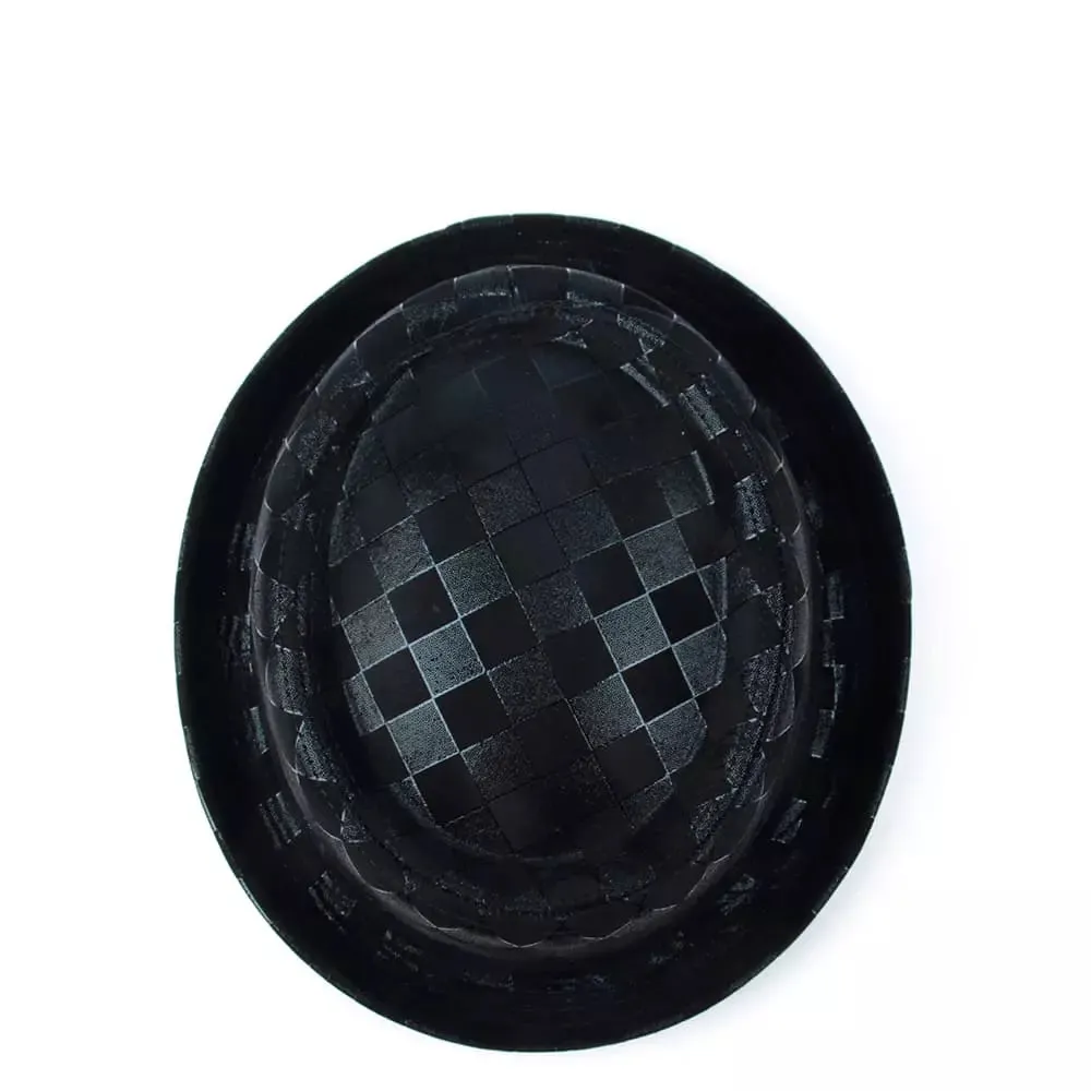 Billie Jazz Leather Porkpie Hat