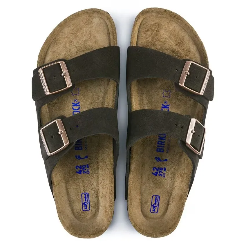 Birkenstock Arizona 951311 Sandale Homme US 11-11.5 Suède Gris Slide ZPO1823