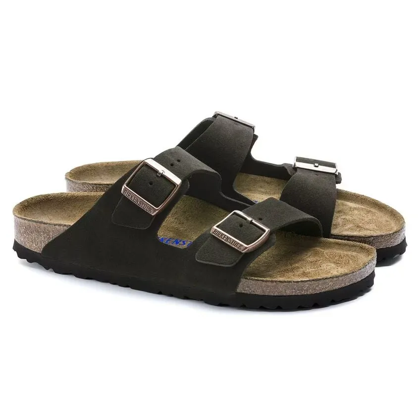 Birkenstock Arizona 951311 Sandale Homme US 11-11.5 Suède Gris Slide ZPO1823