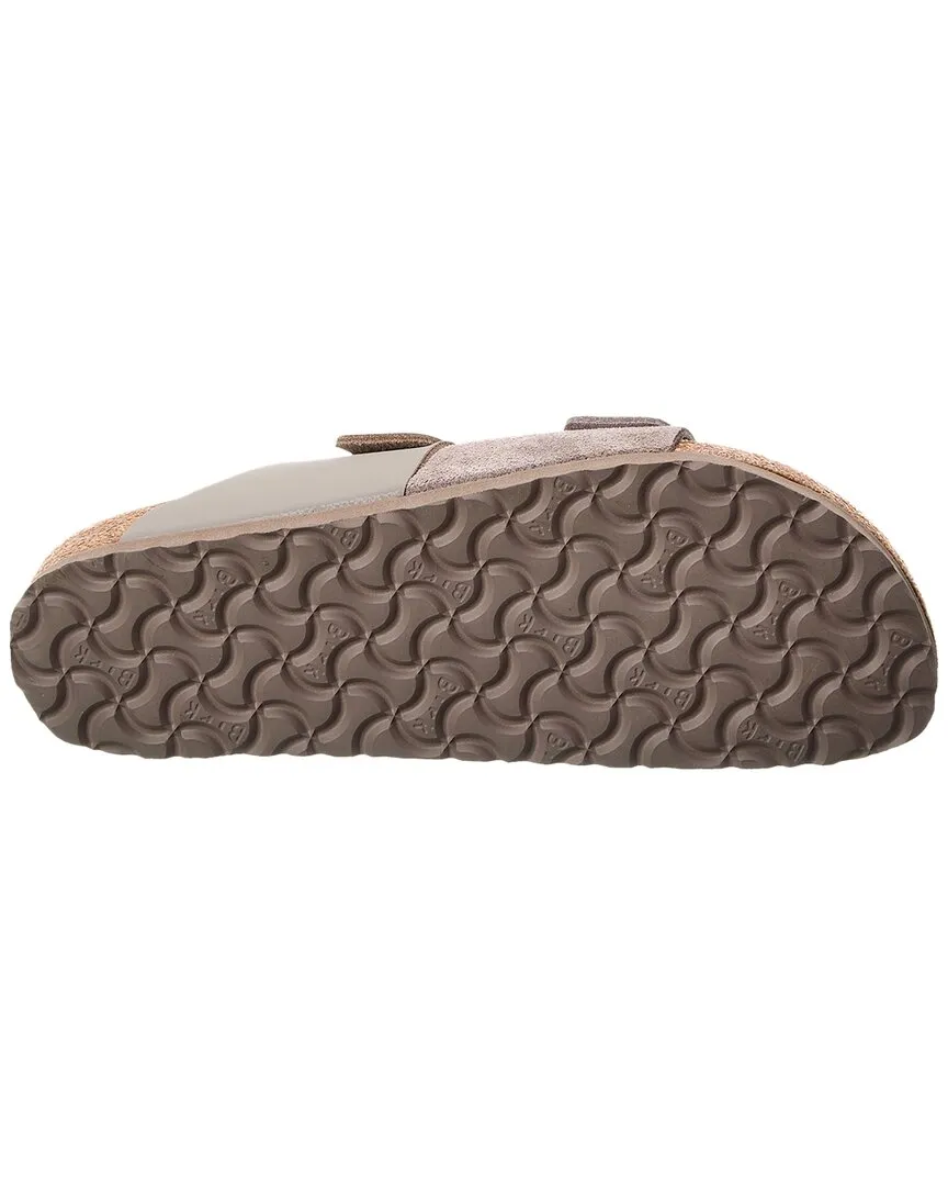 Sandale Birkenstock Arizona en cuir fendu étroit