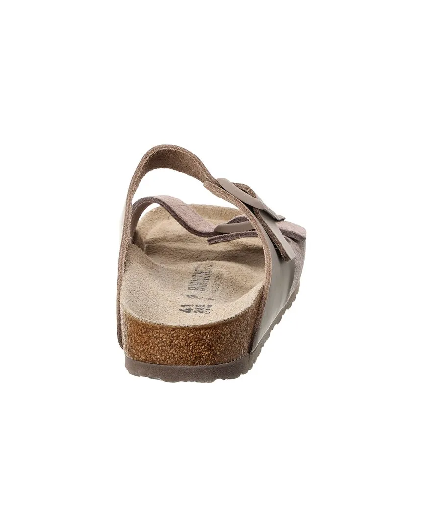 Sandale Birkenstock Arizona en cuir fendu étroit