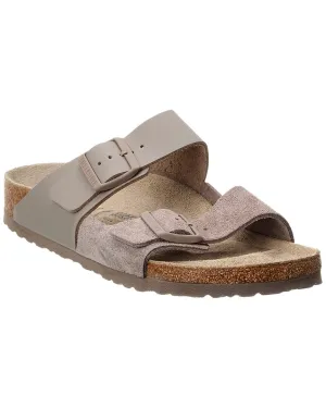 Sandale Birkenstock Arizona en cuir fendu étroit