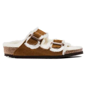 Birkenstock Arizona en mouton couleur vison 1017792 Préscolaire