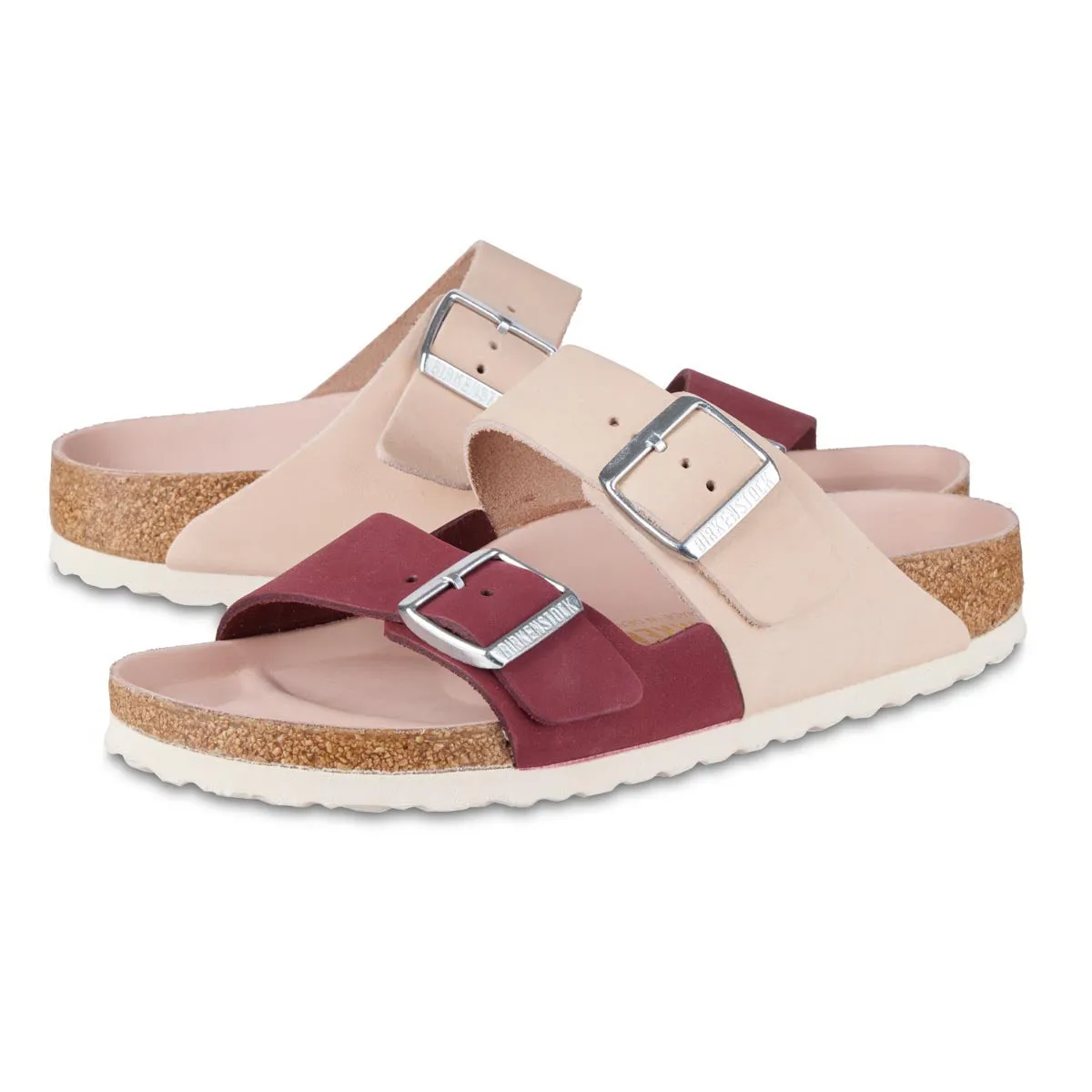 Sandales Birkenstock Arizona en cuir Nubuck fendu