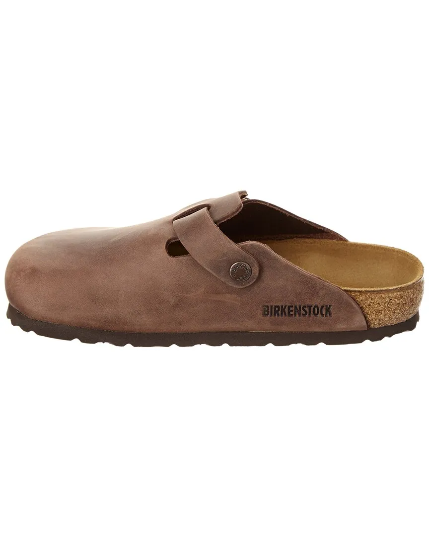 Birkenstock Boston Sabot en Cuir Huilé