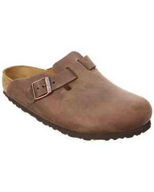Birkenstock Boston Sabot en Cuir Huilé