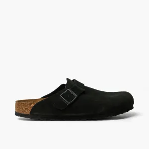 Birkenstock Boston en daim / Noir