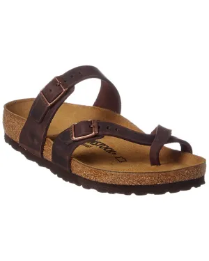 Sandale Birkenstock Mayari en cuir huilé