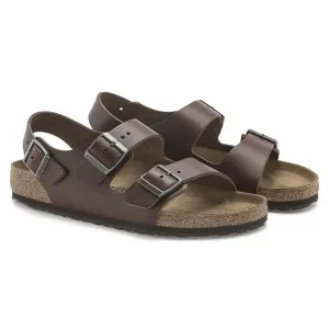 Birkenstock Milano 1024911 Sandale Homme EU 45 Cuir Marron Confort Enfilage Facile FZP484