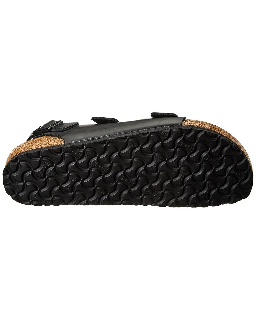 Birkenstock Milano BS Sandale en Cuir à Coupe Étroite