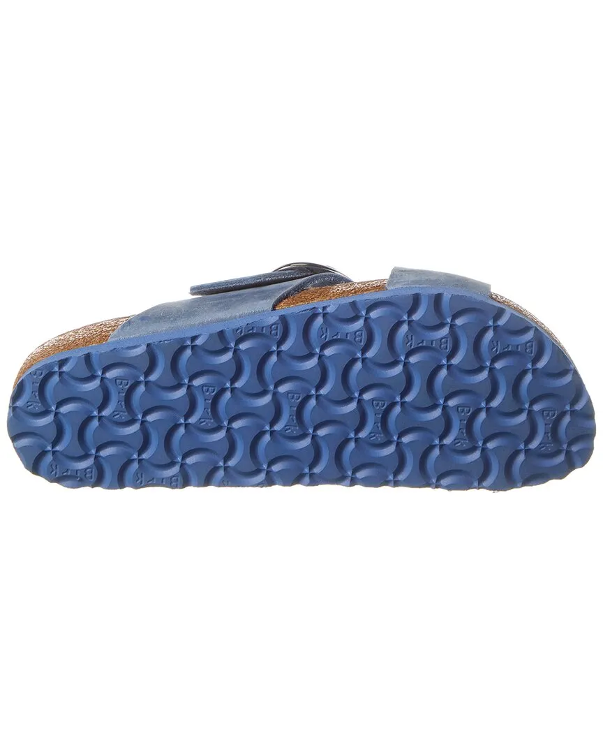 Birkenstock Siena Big Buckle Sandale en Cuir à Emboîtement Étroit