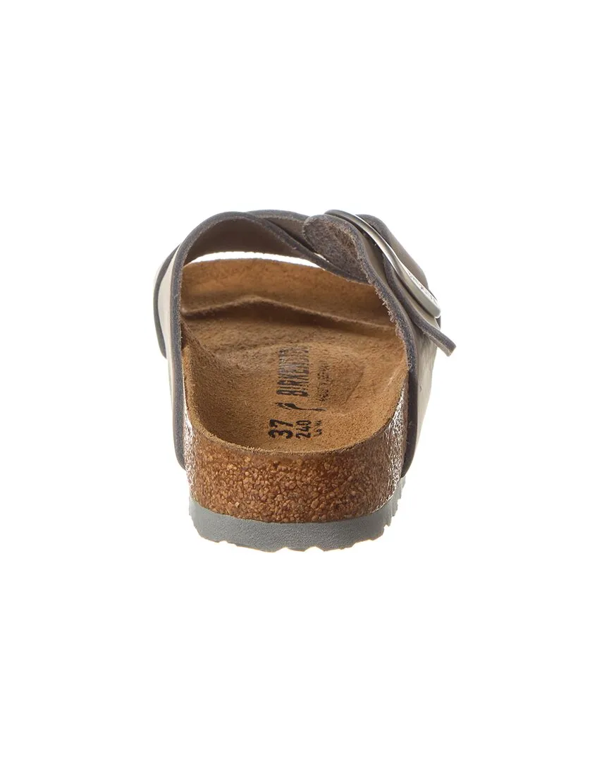 Birkenstock Siena Big Buckle Sandale en Cuir à Emboîtement Étroit