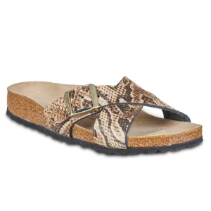 Sandales Birkenstock Siena en cuir estampillé serpent