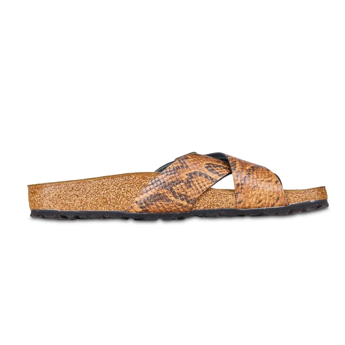 Sandales Birkenstock Siena en cuir estampillé serpent