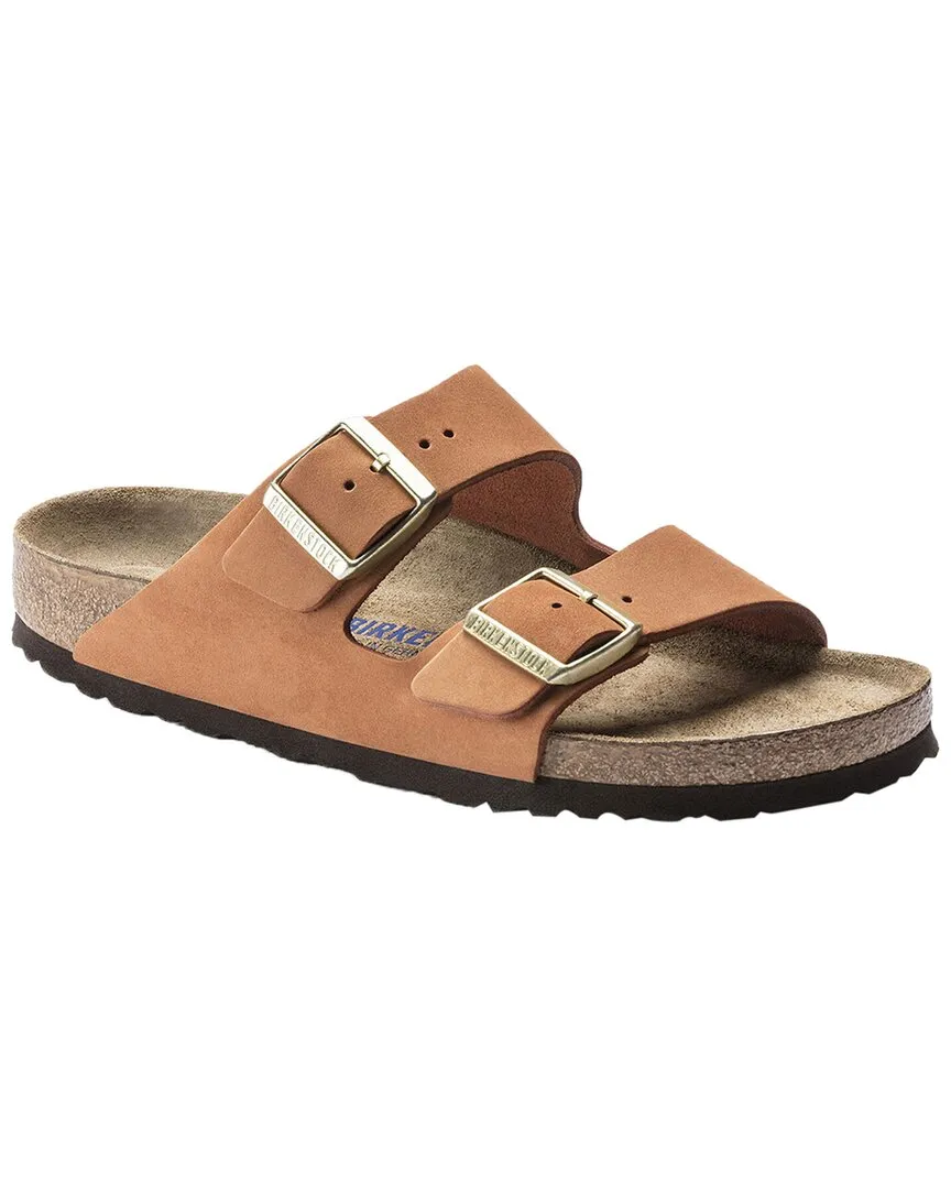 Sandale Arizona en cuir nubuck pour femme Birkenstock