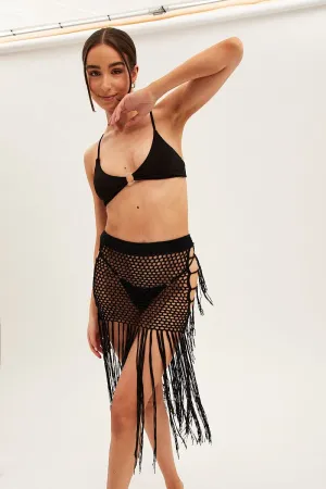 Black Crochet Beach Skirt,skirt,denim skirt,mini skirt,maxi skirt,jean skirt,skort,tennis skirt,pleated skirt,pencil skirt,bubble skirt,plisse skirt,fitted skirt,midi skirt,short skirt,short mini skirt,leather skirt,a line skirt,Split skirt
