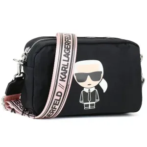 Black Karl Lagerfeld Handbag Crossbody Wash Bag anti-theft crossbody bags sale