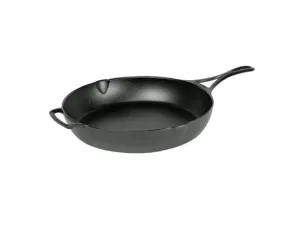Blacklock 12in Triple Seasoned Cast Iron Skillet portable camping kitchen set discount camping cookware kit sale olding camp kitchen box clearance