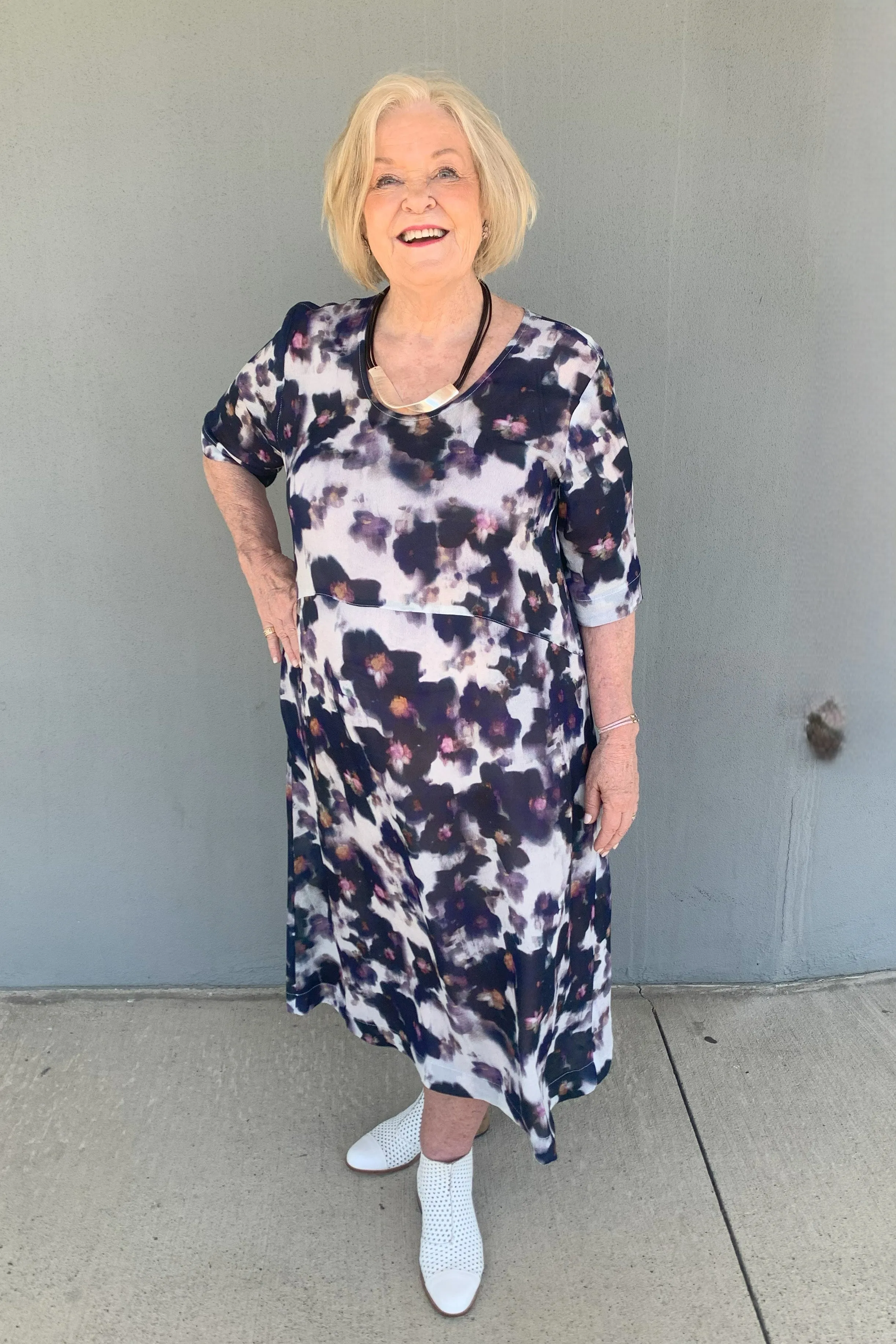 Blanc - D518CHI Dallas Dress