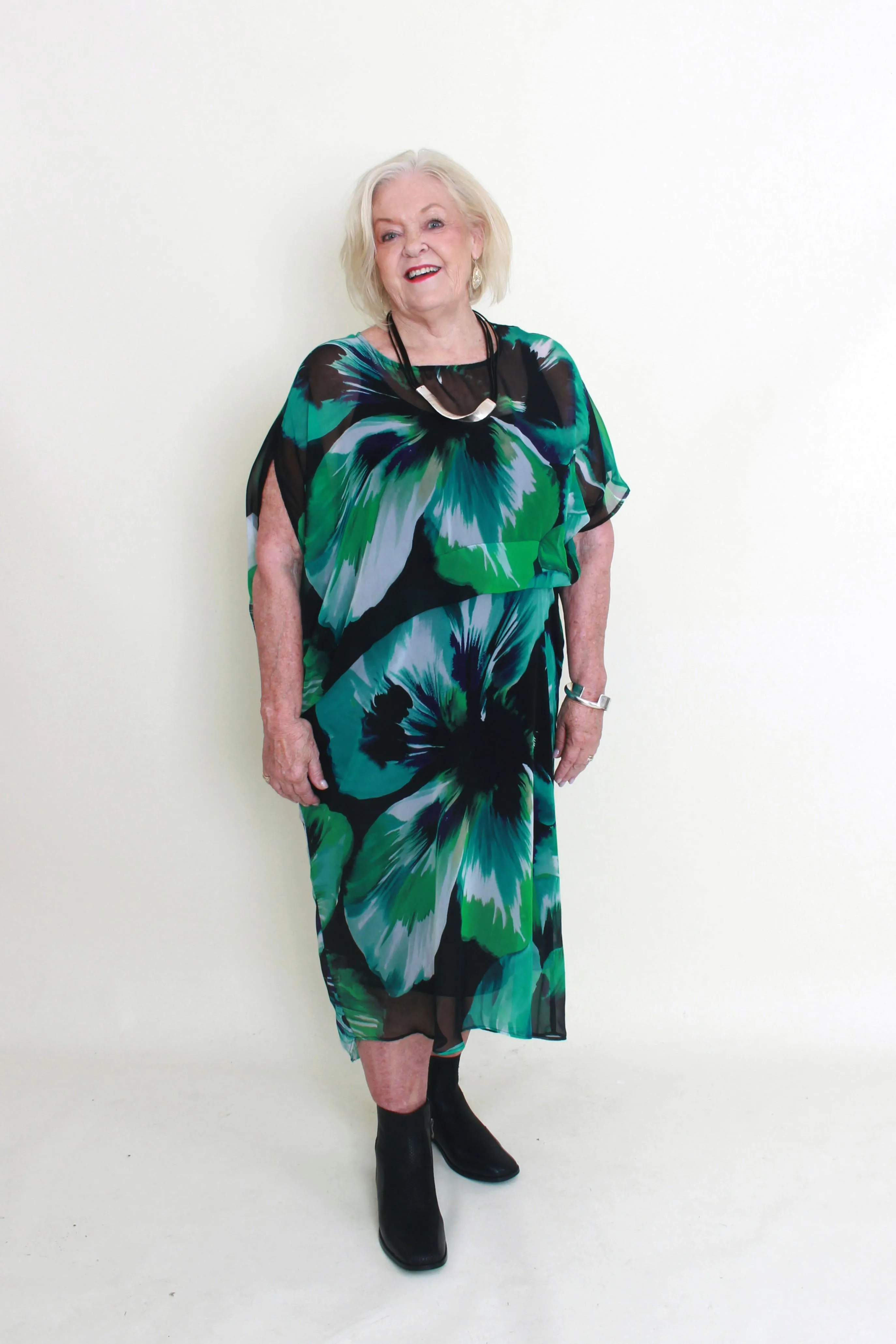 Blanc - D643 Botanic Dress