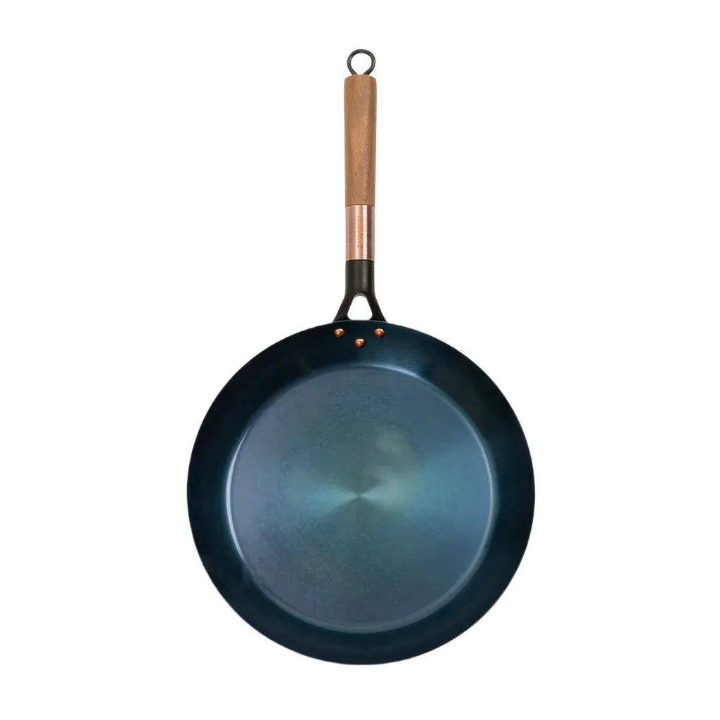 Blue Carbon Steel Skillet camp cooking set sale portable camping stove camping coffee maker