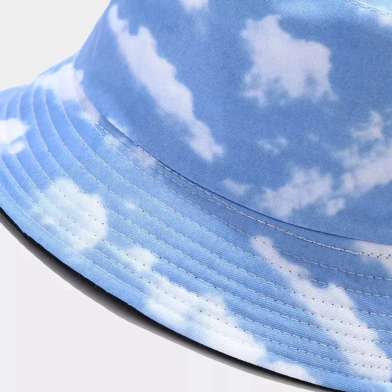 Blue Sky Reversible Bucket Hat