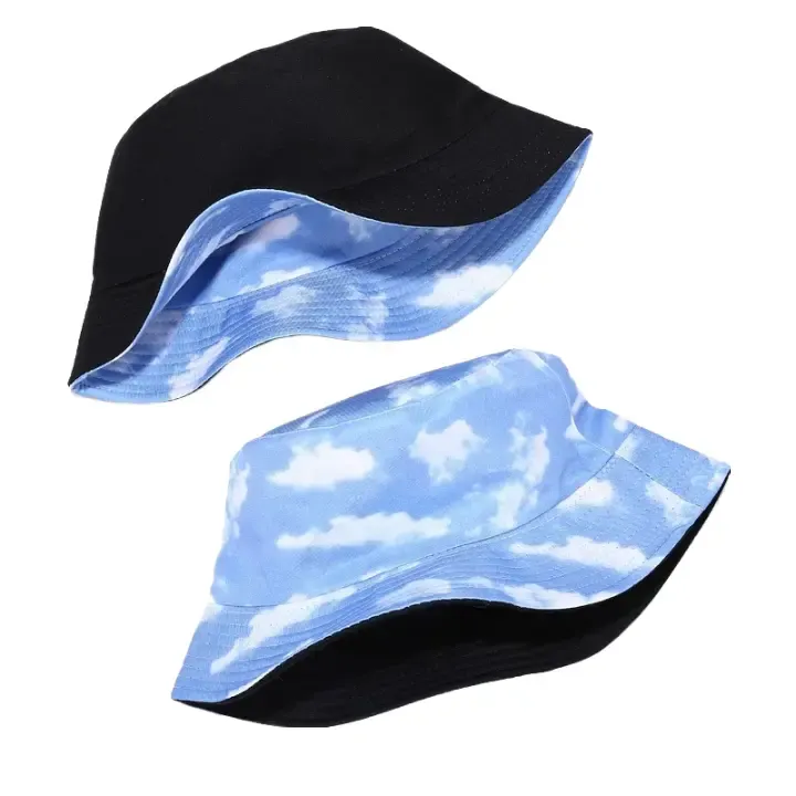 Blue Sky Reversible Bucket Hat