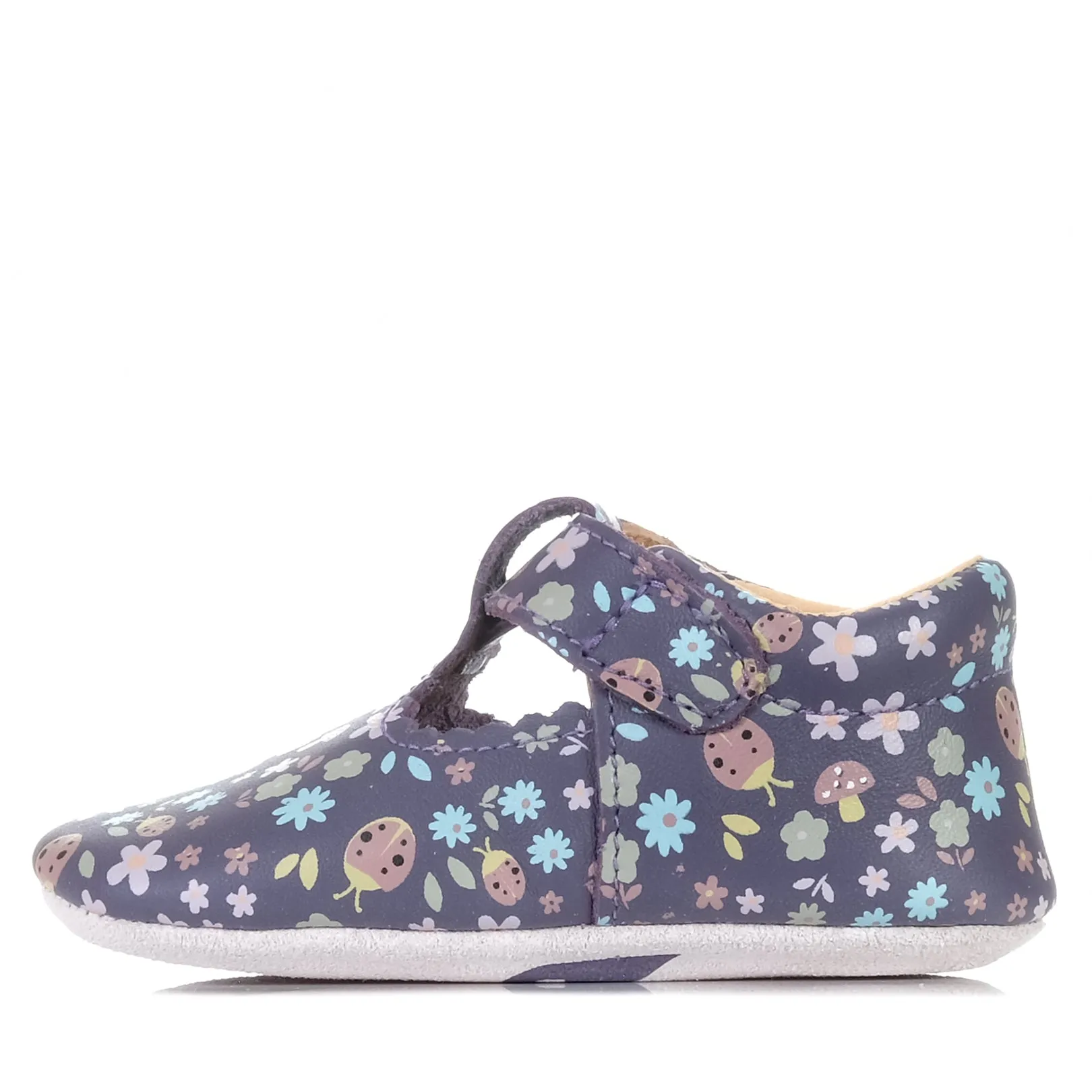 Bobux Chaussures Florales à Semelle Souple Meadow-BQ Raisin