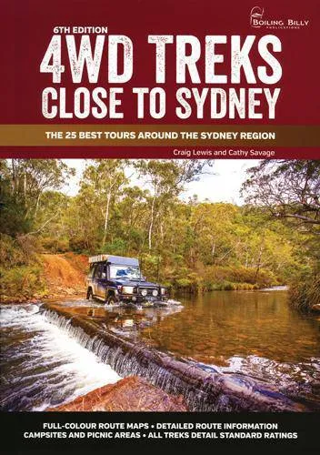 Boiling Billy 4WD treks Close to Sydney camp map guide sale waterproof hiking map topographic camping map