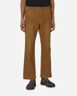 Bootcut Cordurory Pants Brown Men's sweatshirt
