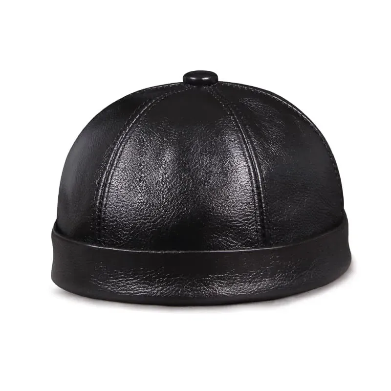 Boston Genuine Leather Docker Cap